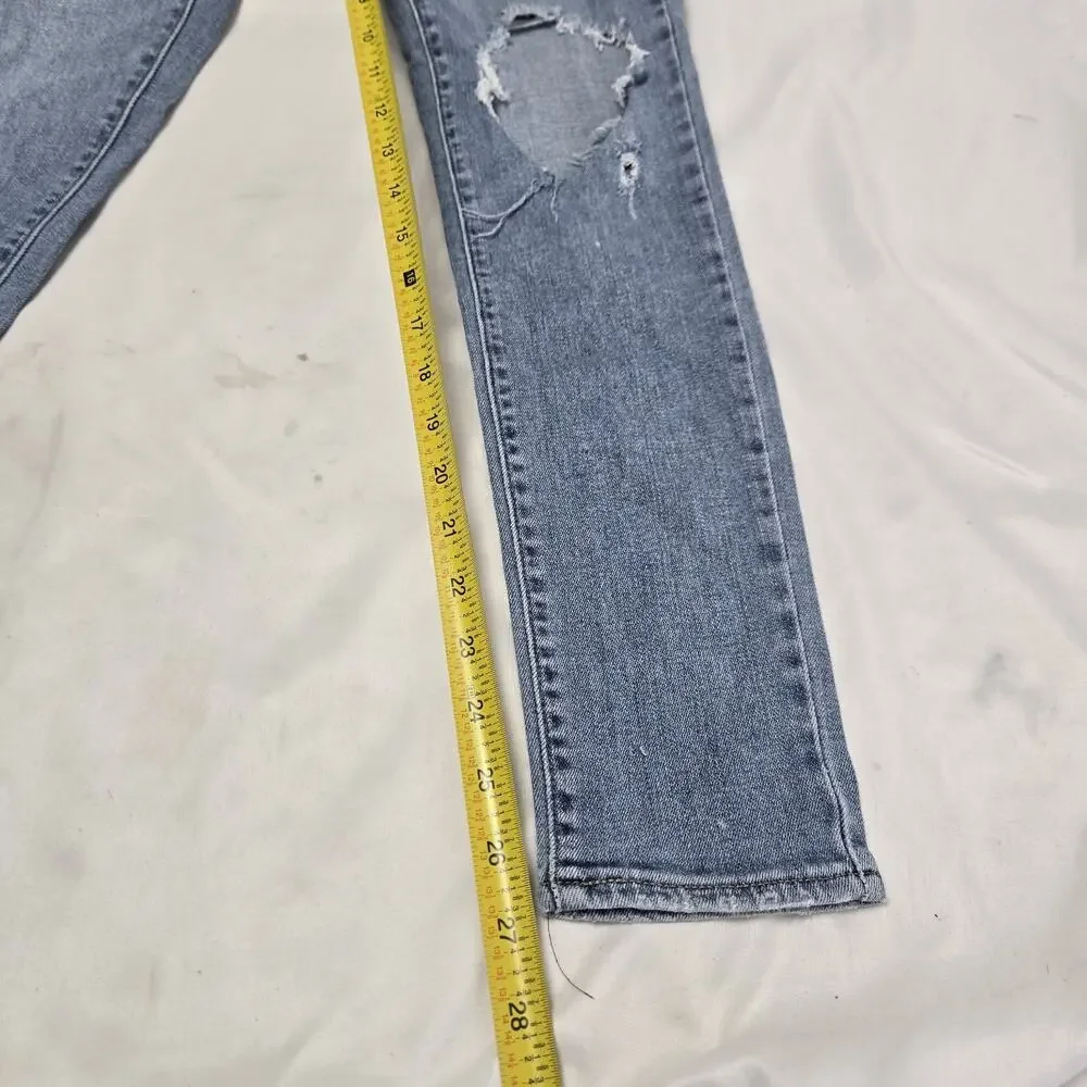 Levi's 711 Women's Skinny Jeans 26 Waist Distressed Blue